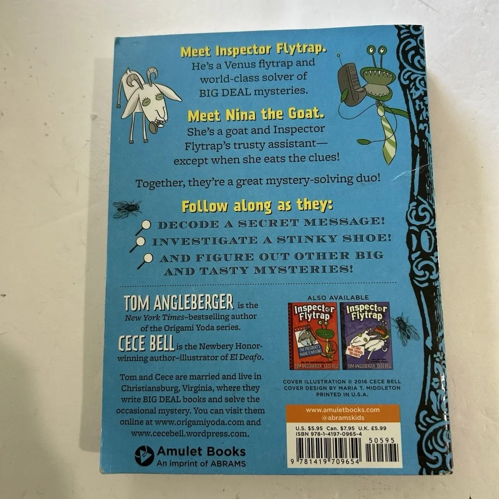 Inspector Flytrap Series All 3 Books in Paperback Young Readers Graphic Novel